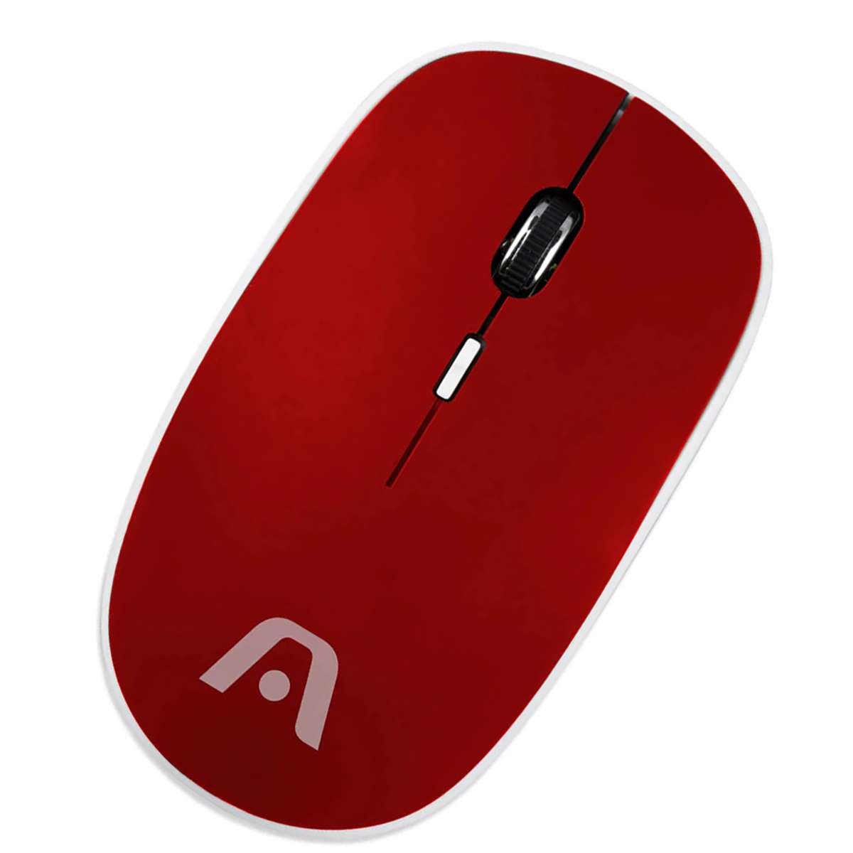 Mouse Wireless Argomtech MS31 2 2.4 GHz 4 Botones Rojo